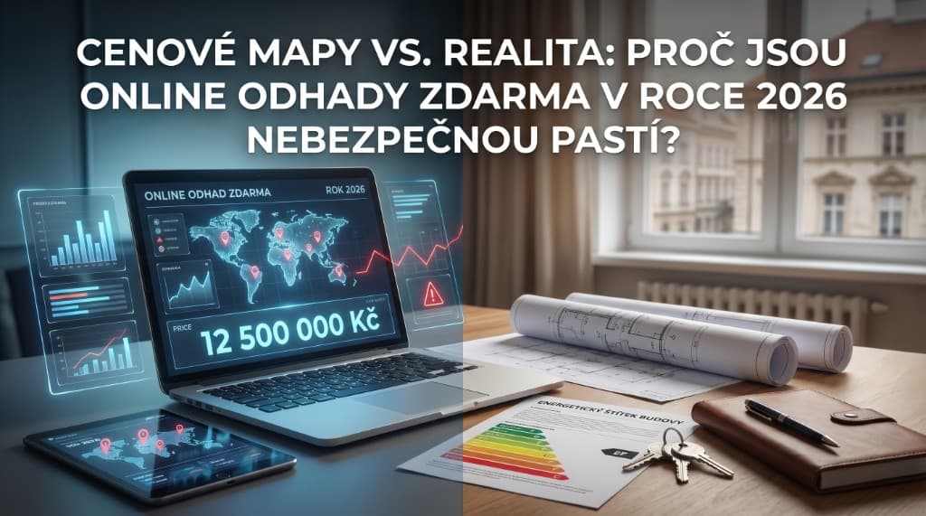 Cenové mapy vs. realita – online odhady nemovitostí v roce 2026
